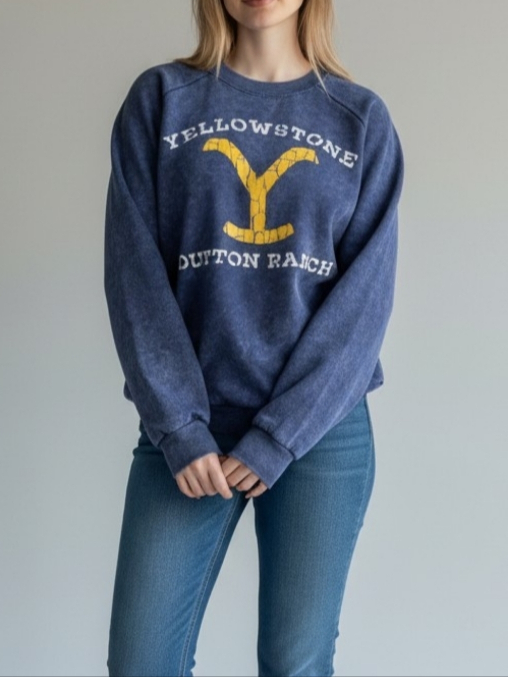 Yellowstone Dutton Ranch Blue Sweatshirt